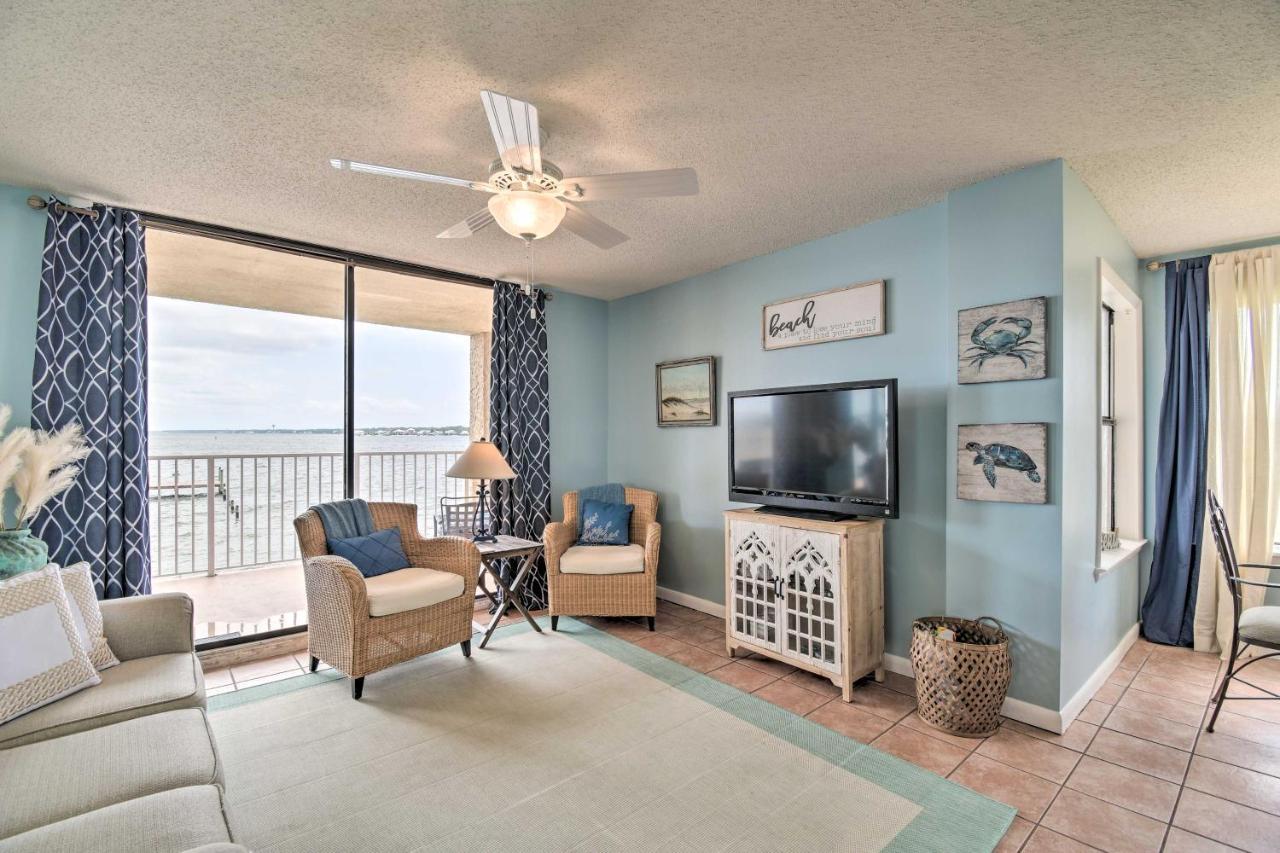Waterfront Gulf Shores Condo With Patio, Pier And Pool Bagian luar foto