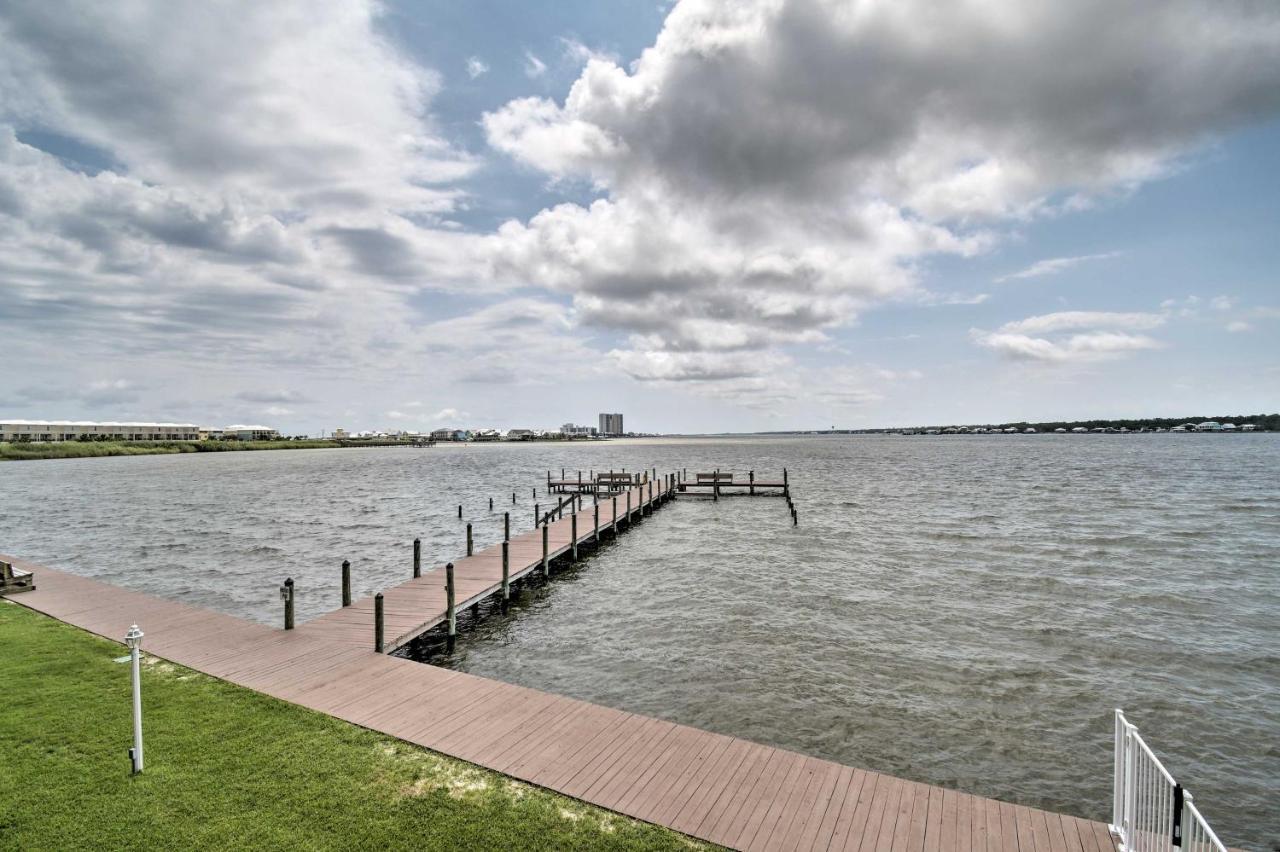 Waterfront Gulf Shores Condo With Patio, Pier And Pool Bagian luar foto
